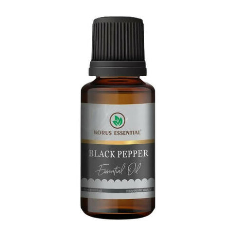 Korus Essential Black Pepper Essential Oil | Therapeutic Grade